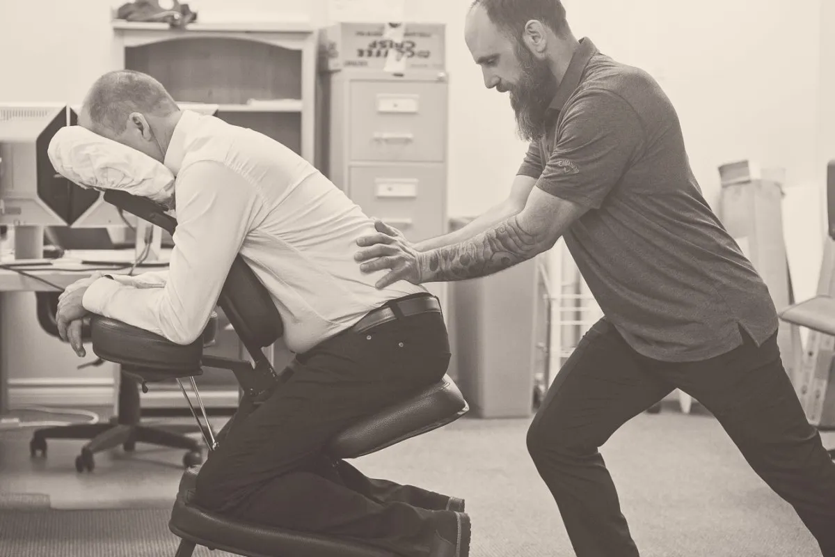 Chair Massage at Yoshino Massage in Arlington, TX